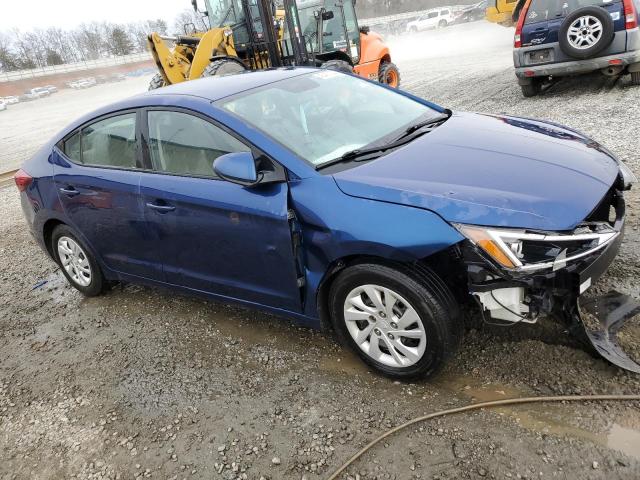 5NPD74LF7KH458192 - 2019 HYUNDAI ELANTRA SE BLUE photo 4