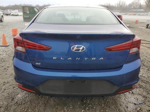 5NPD74LF7KH458192 - 2019 HYUNDAI ELANTRA SE BLUE photo 6