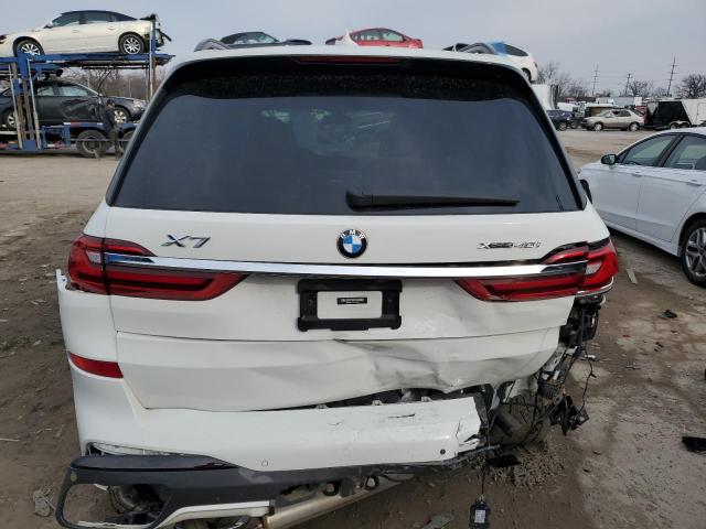 5UXCW2C50KL089194 - 2019 BMW X7 XDRIVE40I WHITE photo 6