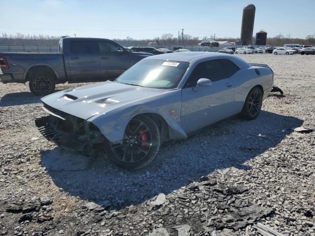 2C3CDZFJ7NH160230 - 2022 DODGE CHALLENGER R/T SCAT PACK GRAY photo 1