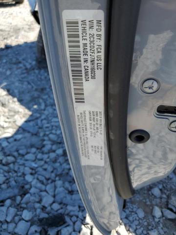 2C3CDZFJ7NH160230 - 2022 DODGE CHALLENGER R/T SCAT PACK GRAY photo 13