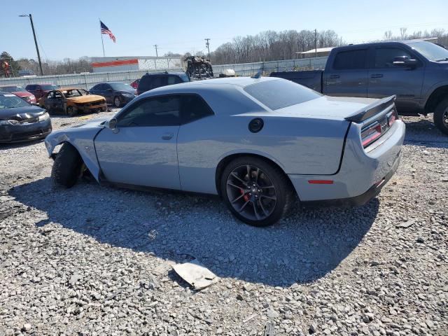 2C3CDZFJ7NH160230 - 2022 DODGE CHALLENGER R/T SCAT PACK GRAY photo 2