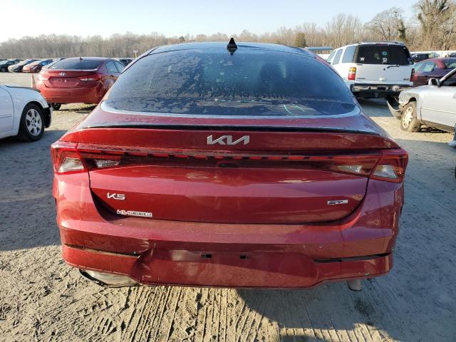 5XXG64J21PG190923 - 2023 KIA K5 GT LINE BURGUNDY photo 6