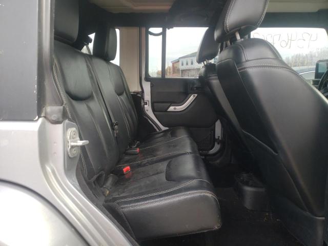 1C4BJWEG6DL705145 - 2013 JEEP WRANGLER U SAHARA SILVER photo 11