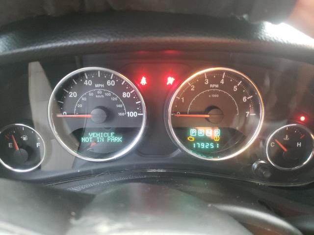 1C4BJWEG6DL705145 - 2013 JEEP WRANGLER U SAHARA SILVER photo 9