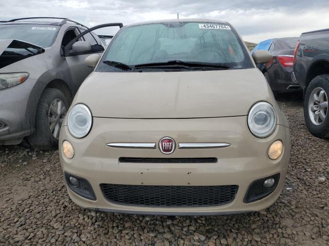 3C3CFFBR3CT287663 - 2012 FIAT 500 SPORT TAN photo 5