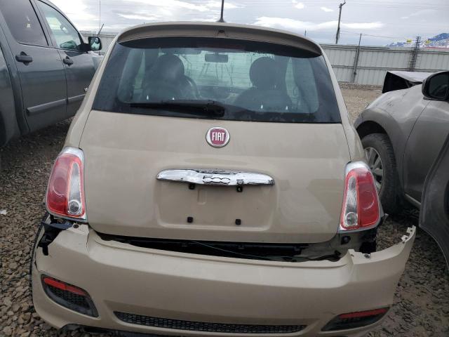 3C3CFFBR3CT287663 - 2012 FIAT 500 SPORT TAN photo 6