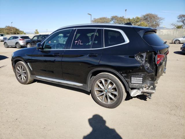 5UXTR9C55KLE15512 - 2019 BMW X3 XDRIVE30I BLACK photo 2