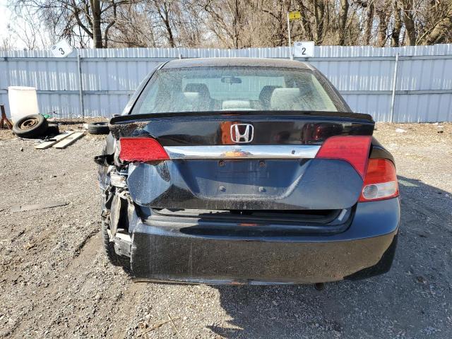 2HGFA16499H032916 - 2009 HONDA CIVIC DX-G BLACK photo 6