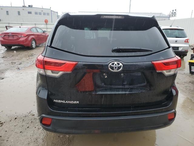 5TDZZRFH0KS308574 - 2019 TOYOTA HIGHLANDER LE BLACK photo 6