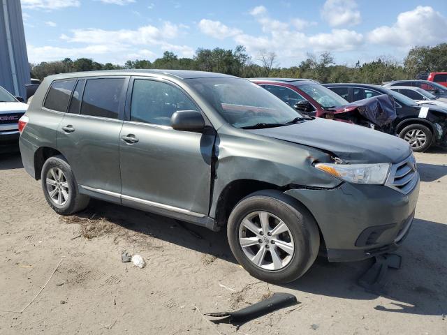 5TDZA3EH9DS036745 - 2013 TOYOTA HIGHLANDER BASE GREEN photo 4