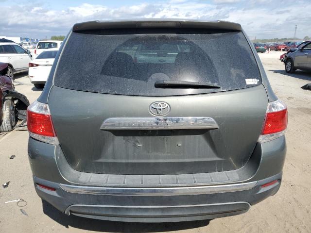 5TDZA3EH9DS036745 - 2013 TOYOTA HIGHLANDER BASE GREEN photo 6