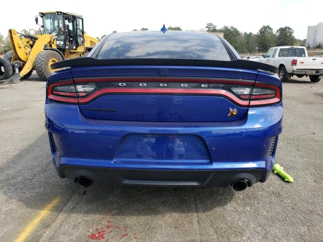 2C3CDXGJ1NH101841 - 2022 DODGE CHARGER SCAT PACK BLUE photo 6