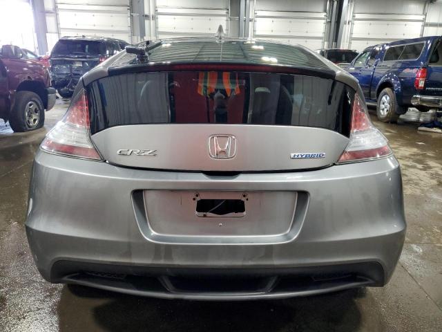 JHMZF1D63BS001191 - 2011 HONDA CR-Z EX SILVER photo 6