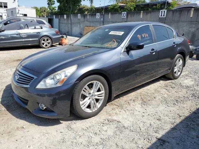 JN1DV6AP6BM830207 - 2011 INFINITI G25 BASE GRAY photo 1