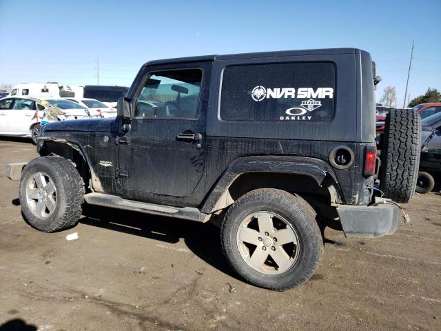 1J4FA54148L612990 - 2008 JEEP WRANGLER SAHARA BLACK photo 2