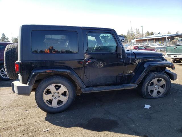 1J4FA54148L612990 - 2008 JEEP WRANGLER SAHARA BLACK photo 3