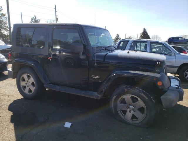 1J4FA54148L612990 - 2008 JEEP WRANGLER SAHARA BLACK photo 4