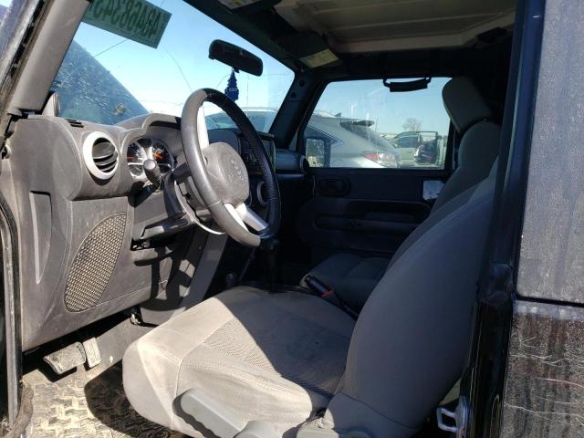 1J4FA54148L612990 - 2008 JEEP WRANGLER SAHARA BLACK photo 8