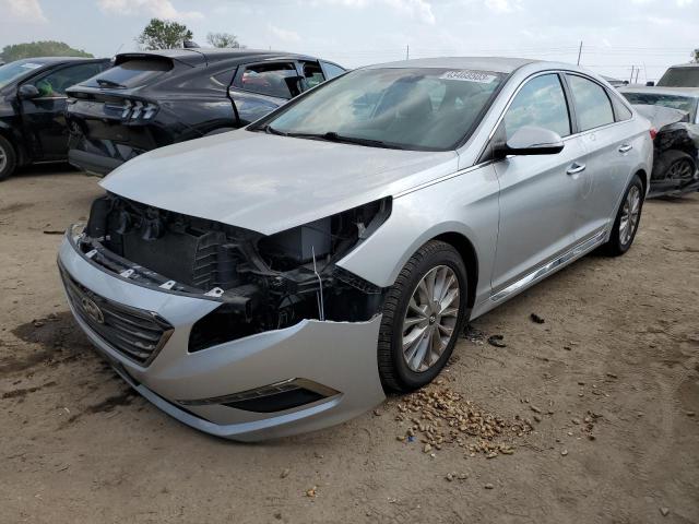 5NPE34AF3FH091686 - 2015 HYUNDAI SONATA SPORT SILVER photo 1