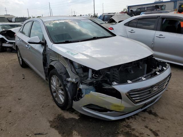 5NPE34AF3FH091686 - 2015 HYUNDAI SONATA SPORT SILVER photo 4