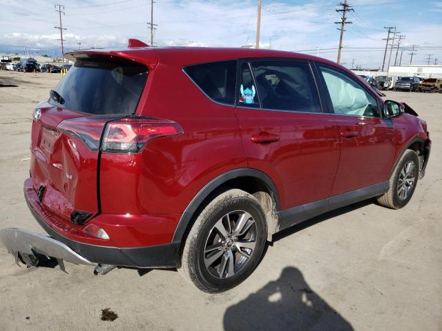 2T3WFREV7JW442045 - 2018 TOYOTA RAV4 ADVENTURE RED photo 3