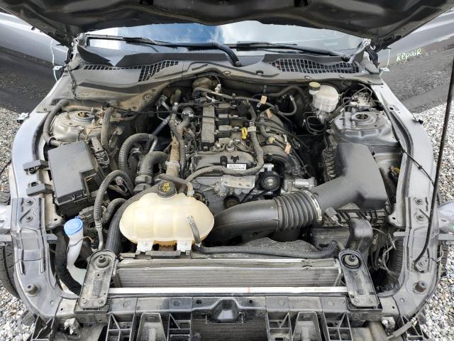 1FA6P8TH8M5149910 - 2021 FORD MUSTANG GRAY photo 11