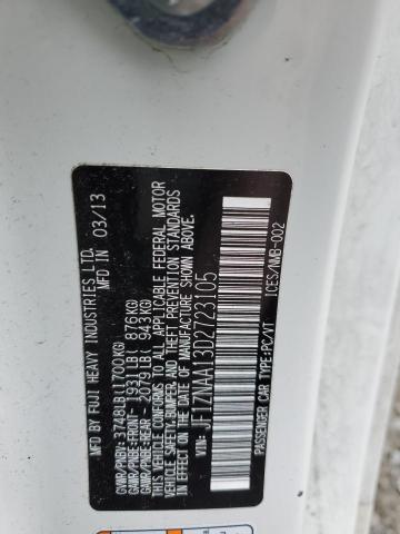 JF1ZNAA13D2723105 - 2013 TOYOTA SCION FR-S TWO TONE photo 12