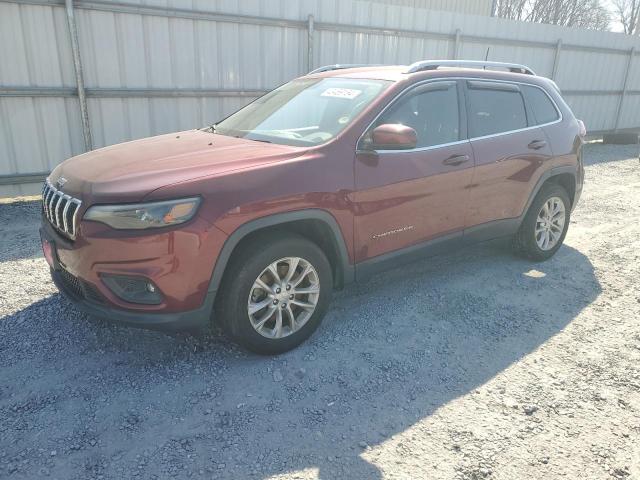 1C4PJLCB6KD247285 - 2019 JEEP CHEROKEE LATITUDE BURGUNDY photo 1