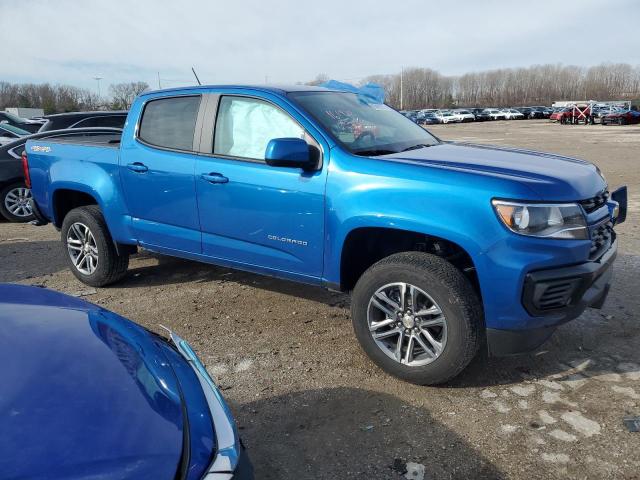 1GCGTBEN9N1214718 - 2022 CHEVROLET COLORADO BLUE photo 4