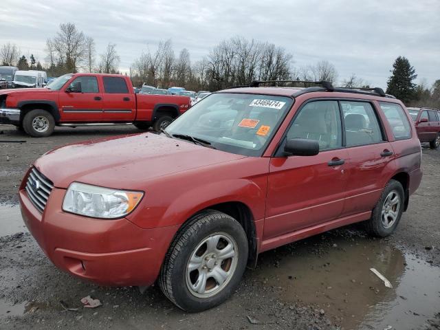 JF1SG63676G743073 - 2006 SUBARU FORESTER 2.5X RED photo 1