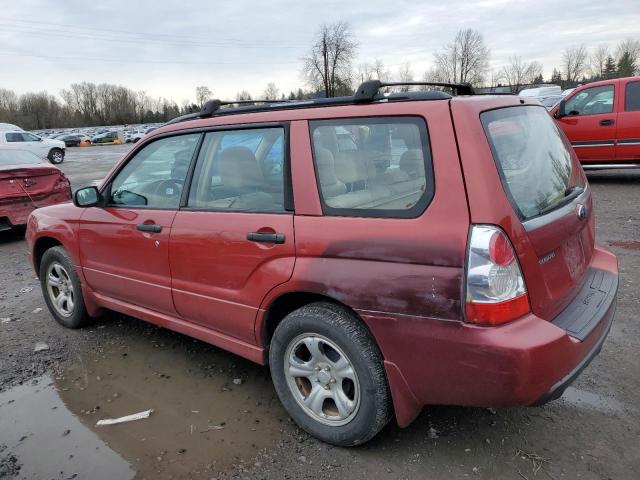 JF1SG63676G743073 - 2006 SUBARU FORESTER 2.5X RED photo 2