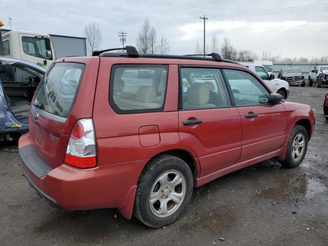 JF1SG63676G743073 - 2006 SUBARU FORESTER 2.5X RED photo 3