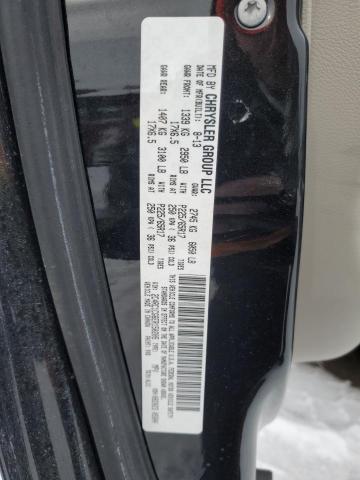 2C4RC1CG6ER150205 - 2014 CHRYSLER TOWN & COU TOURING L BLACK photo 12