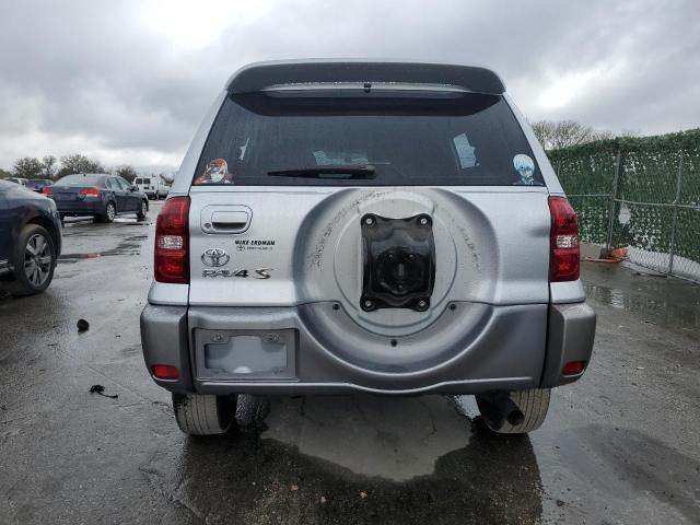 JTEGD20V940037401 - 2004 TOYOTA RAV4 SILVER photo 6