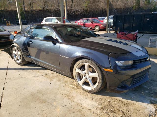 2G1FJ1EJ9E9145624 - 2014 CHEVROLET CAMARO SS BLUE photo 4