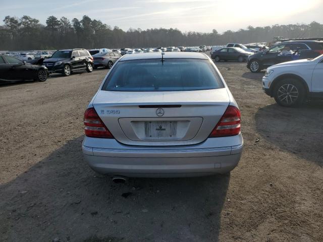 WDBRF56HX6F737940 - 2006 MERCEDES-BENZ C 350 SILVER photo 6