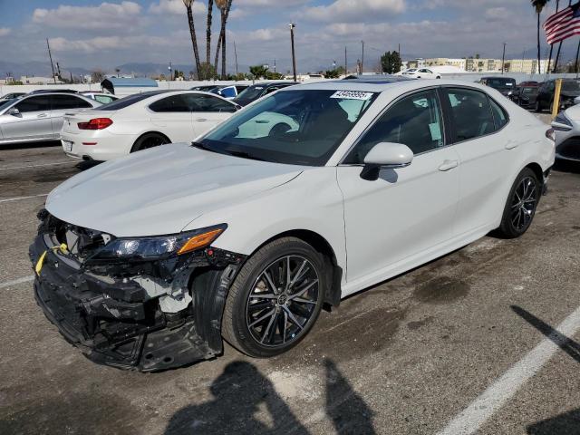 4T1T11AK1PU083923 - 2023 TOYOTA CAMRY SE NIGHT SHADE WHITE photo 1