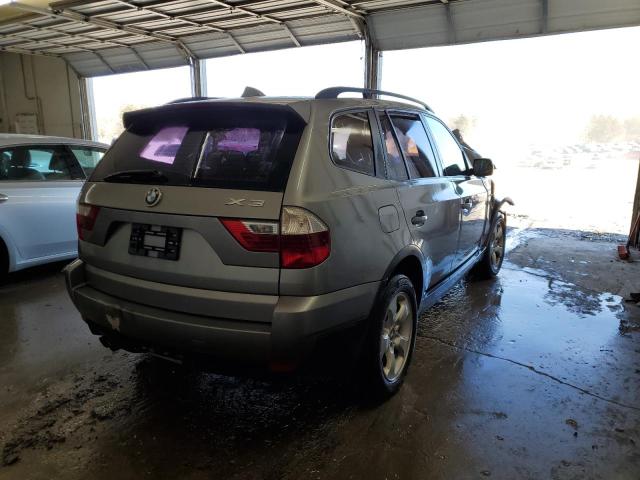 WBXPC93437WF27780 - 2007 BMW X3 3.0SI GRAY photo 3