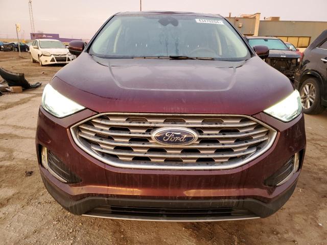 2FMPK4J9XMBA65211 - 2021 FORD EDGE SEL BURGUNDY photo 5