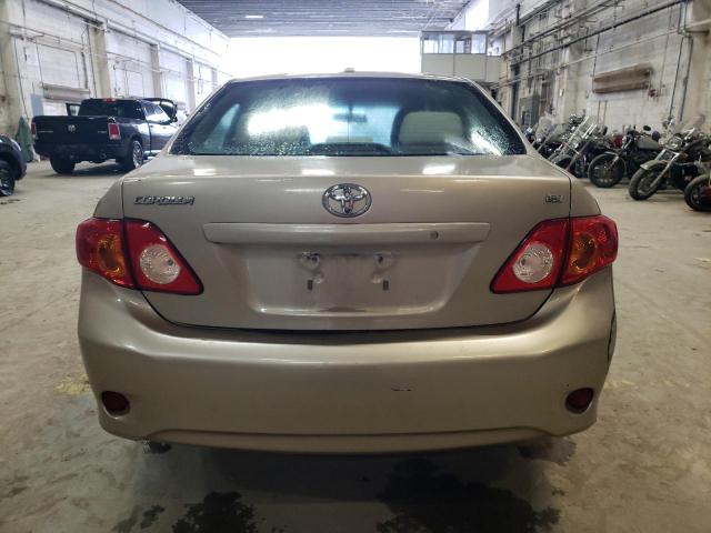 2T1BU40E59C015001 - 2009 TOYOTA COROLLA BASE TAN photo 6