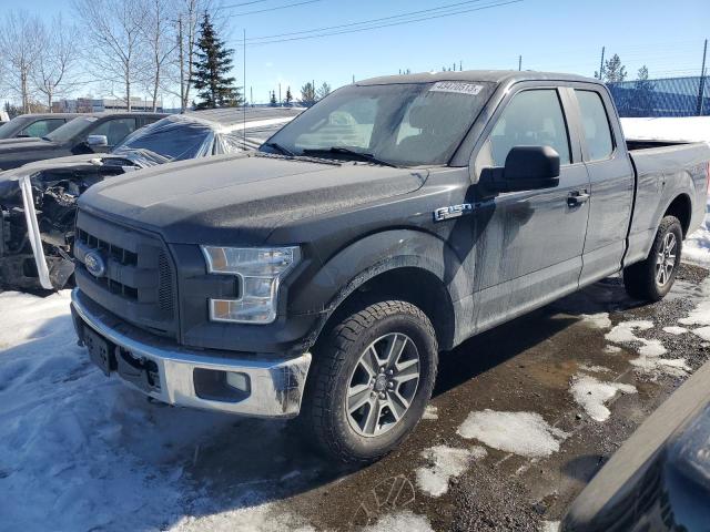 1FTEX1E88FKE12041 - 2015 FORD F150 SUPER CAB BLACK photo 1