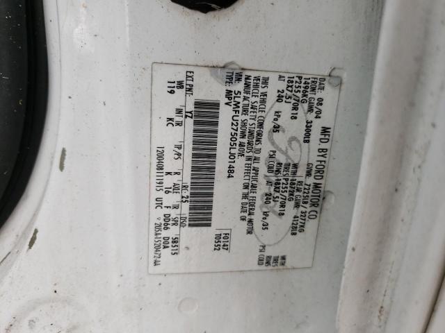 5LMFU27505LJ01484 - 2005 LINCOLN NAVIGATOR 白色 照片 13