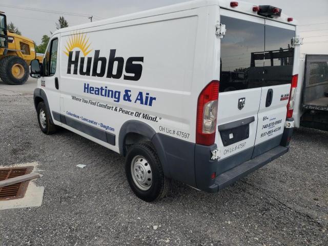 3C6TRVAG5JE109601 - 2018 RAM PROMASTER 1500 STANDARD WHITE photo 2