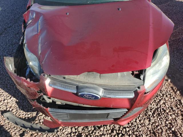 1FADP3K26DL325050 - 2013 FORD FOCUS SE RED photo 11