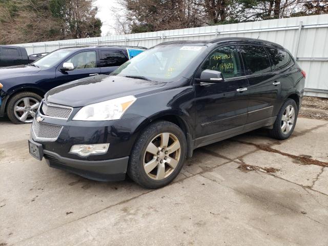 1GNKVLED8CJ231239 - 2012 CHEVROLET TRAVERSE LTZ BLACK photo 1