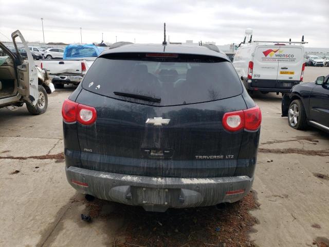 1GNKVLED8CJ231239 - 2012 CHEVROLET TRAVERSE LTZ BLACK photo 6