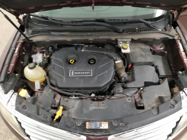 5LMCJ2C94HUL08981 - 2017 LINCOLN MKC SELECT Բորդո լուսանկար 11