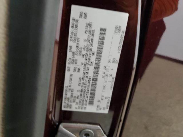 5LMCJ2C94HUL08981 - 2017 LINCOLN MKC SELECT Բորդո լուսանկար 12