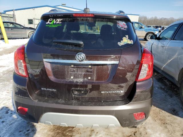 KL4CJASB9GB559084 - 2016 BUICK ENCORE BURGUNDY photo 6